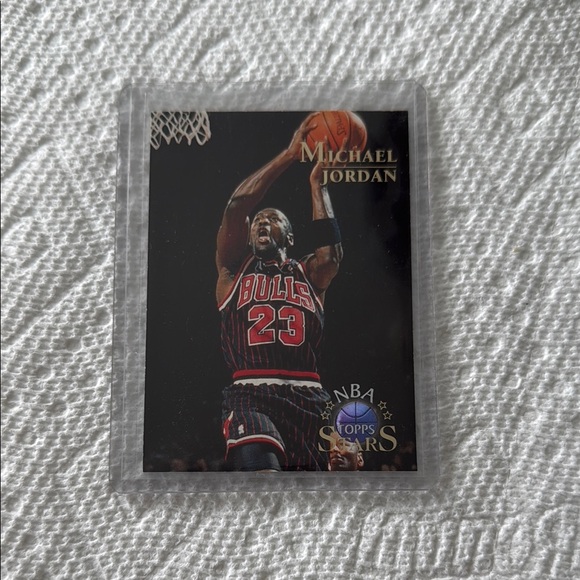1996-97 Topps NBA Stars #24 Michael Jordan Basketball Card